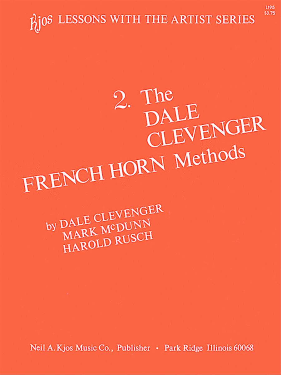 Clevenger French Horn Method, Book 2 Concert Band Methods scores gallery preview page 1