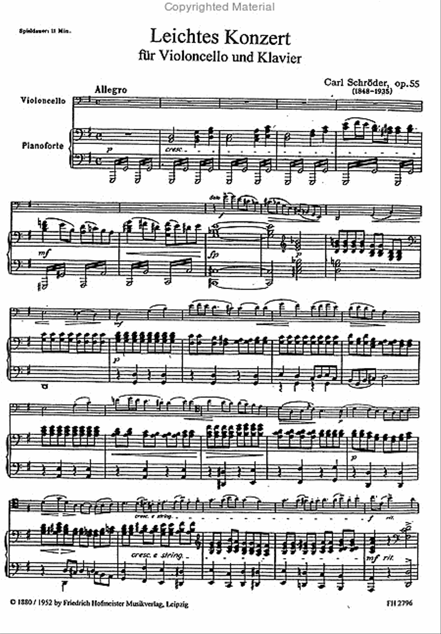 Leichtes Konzert, op. 55 Piano scores gallery preview page 2