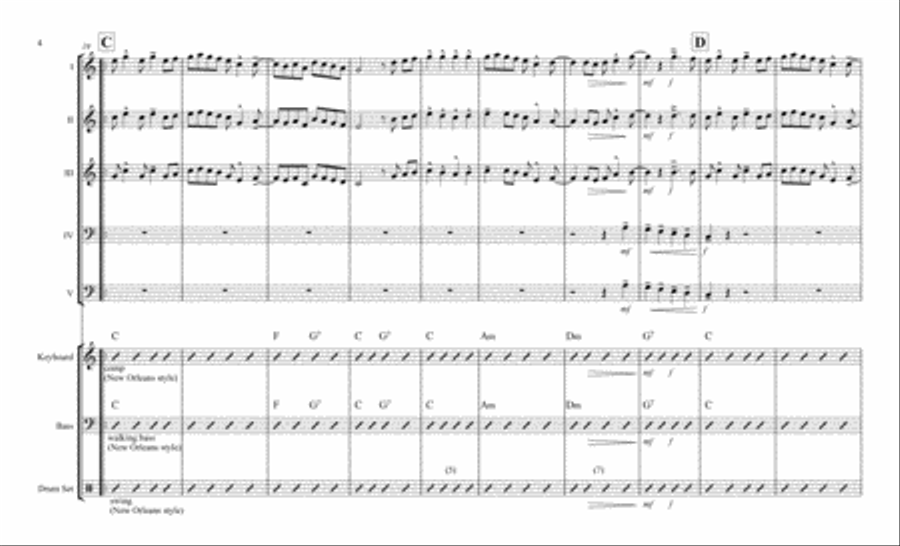 Salt Marsh Rag Jazz Ensemble scores gallery preview page 4