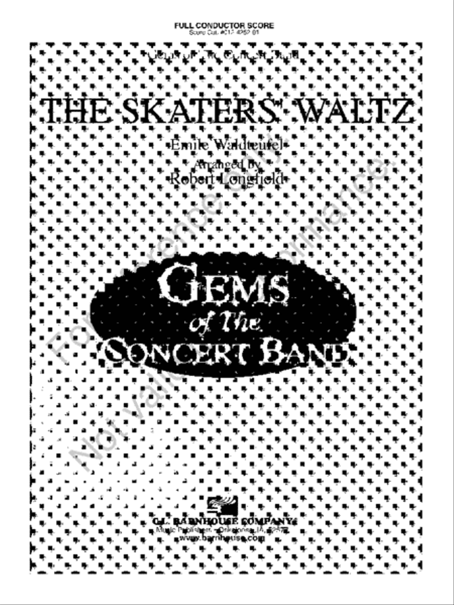 The Skaters' Waltz Concert Band scores gallery preview page 2