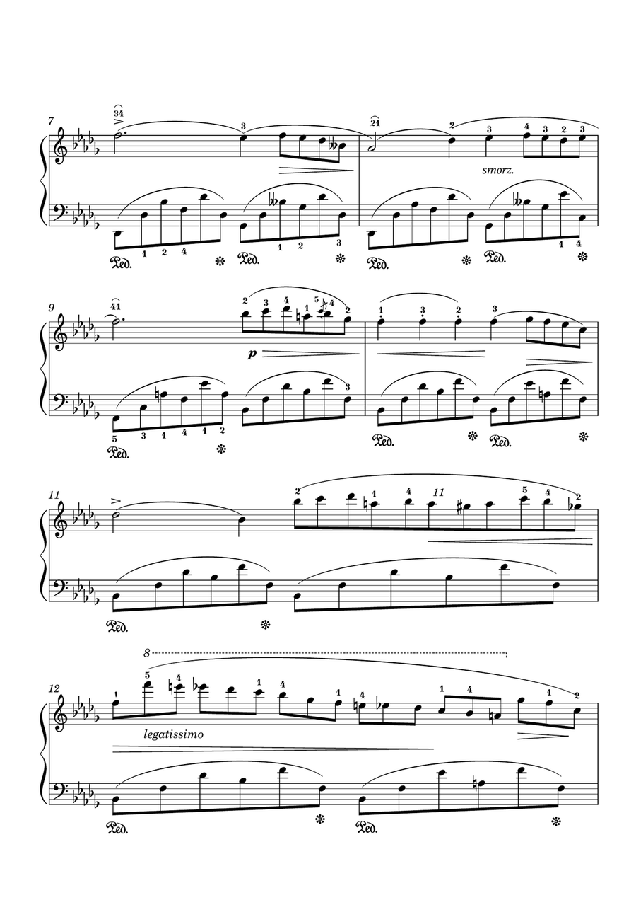 Nocturne Op. 9, Nº 1. Piano Method scores gallery preview page 4