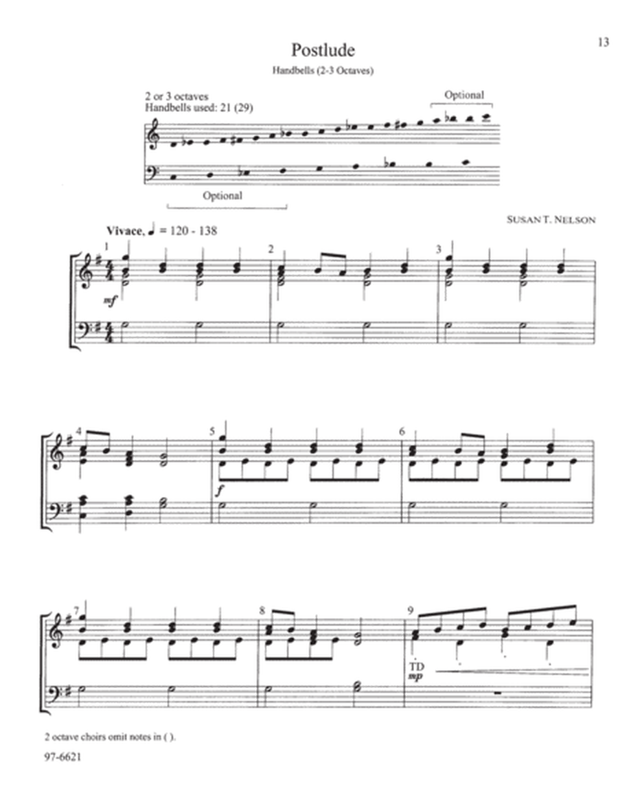 Suite for Handbells and Trumpet in Baroque Style (Handbell Part)