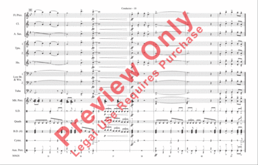 When We Stand Together When We Stand Together Marching Band scores gallery preview page 11