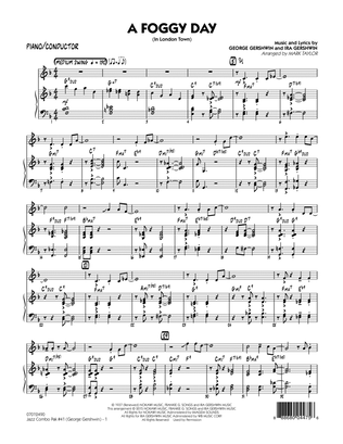 Jazz Combo Pak #41 (George Gershwin) - Piano/Conductor