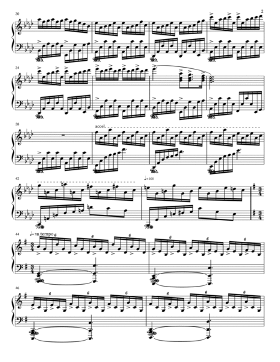 Effervescence Piano Solo scores gallery preview page 2