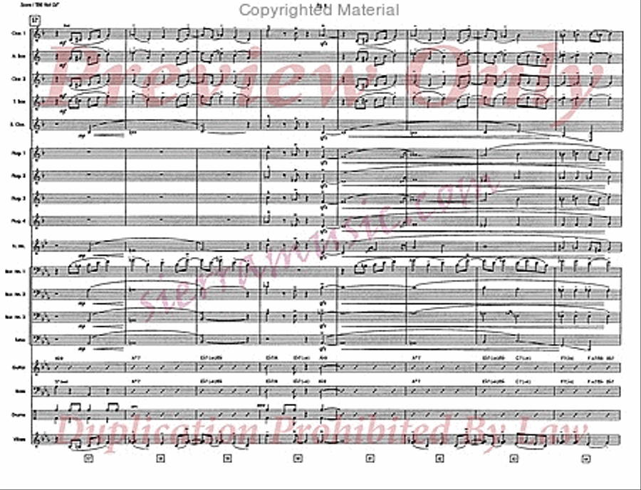 Bill, Not Gil Bill, Not Gil Jazz Ensemble scores gallery preview page 9