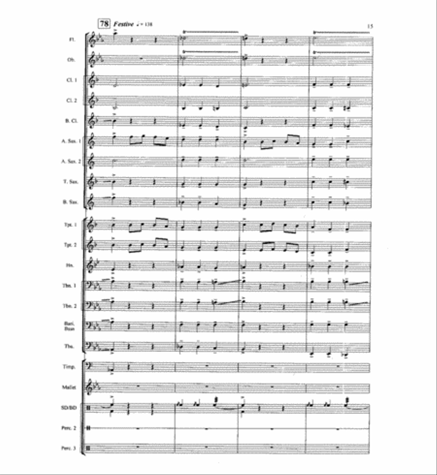 A Crazy, Mixed-Up Christmas Concert Concert Band scores gallery preview page 16