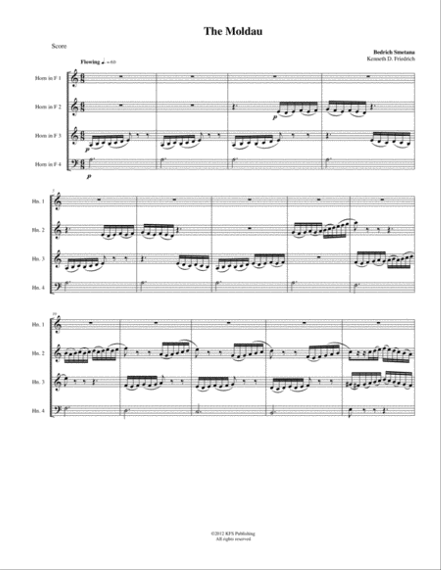Highlights from The Moldau Small Ensemble scores gallery preview page 1