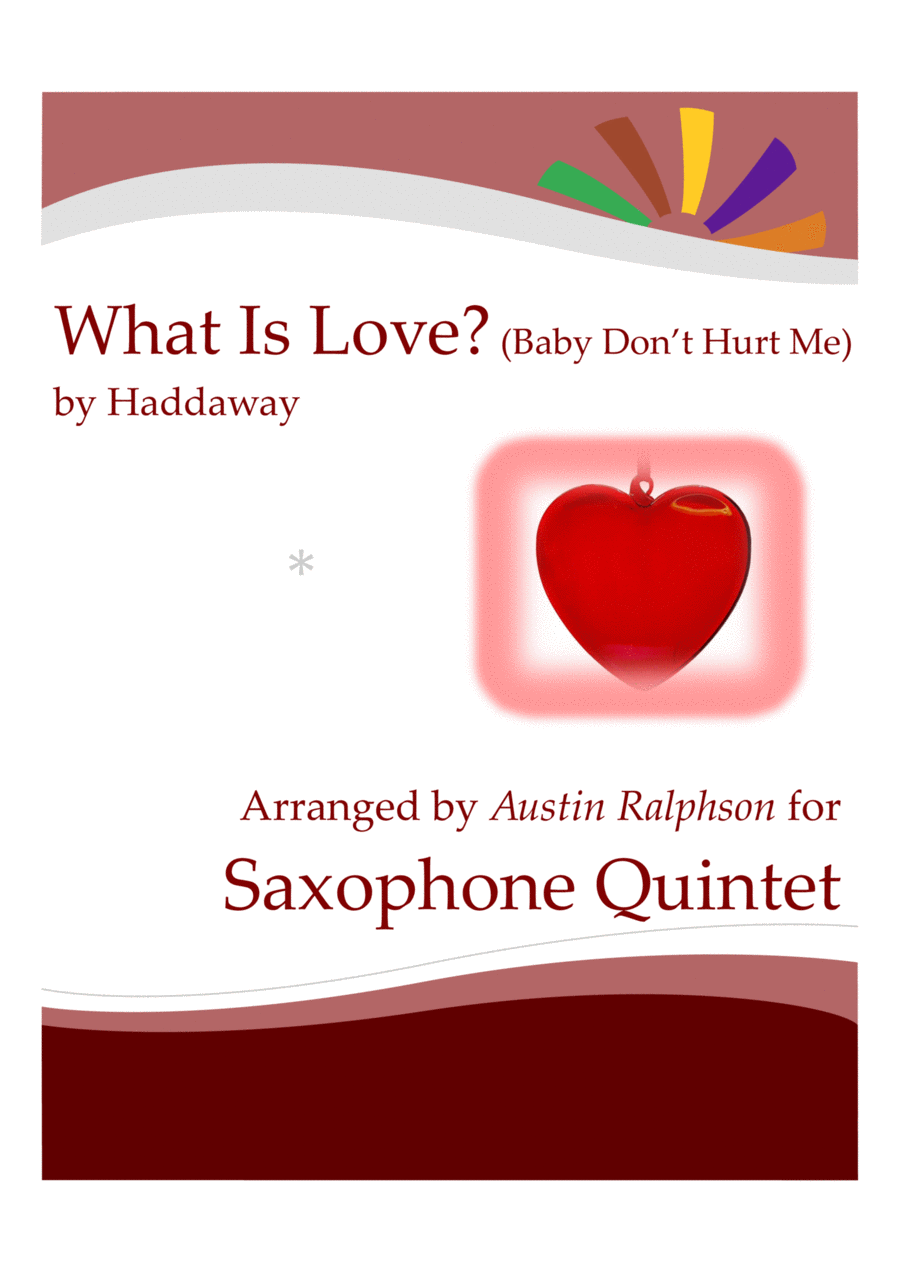 What Is Love What Is Love Saxophone Quintet scores gallery preview page 1