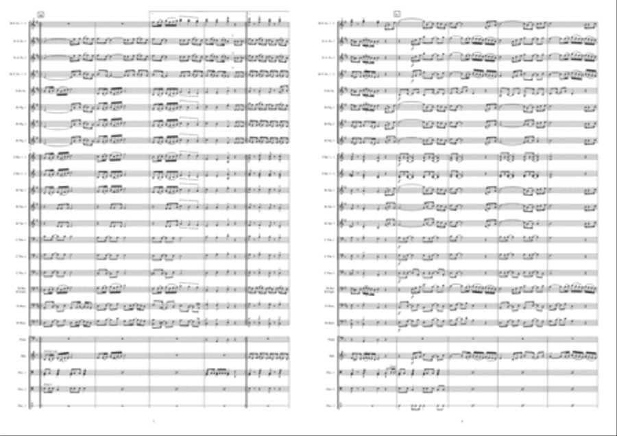 Adios Havana Fanfare Band scores gallery preview page 5
