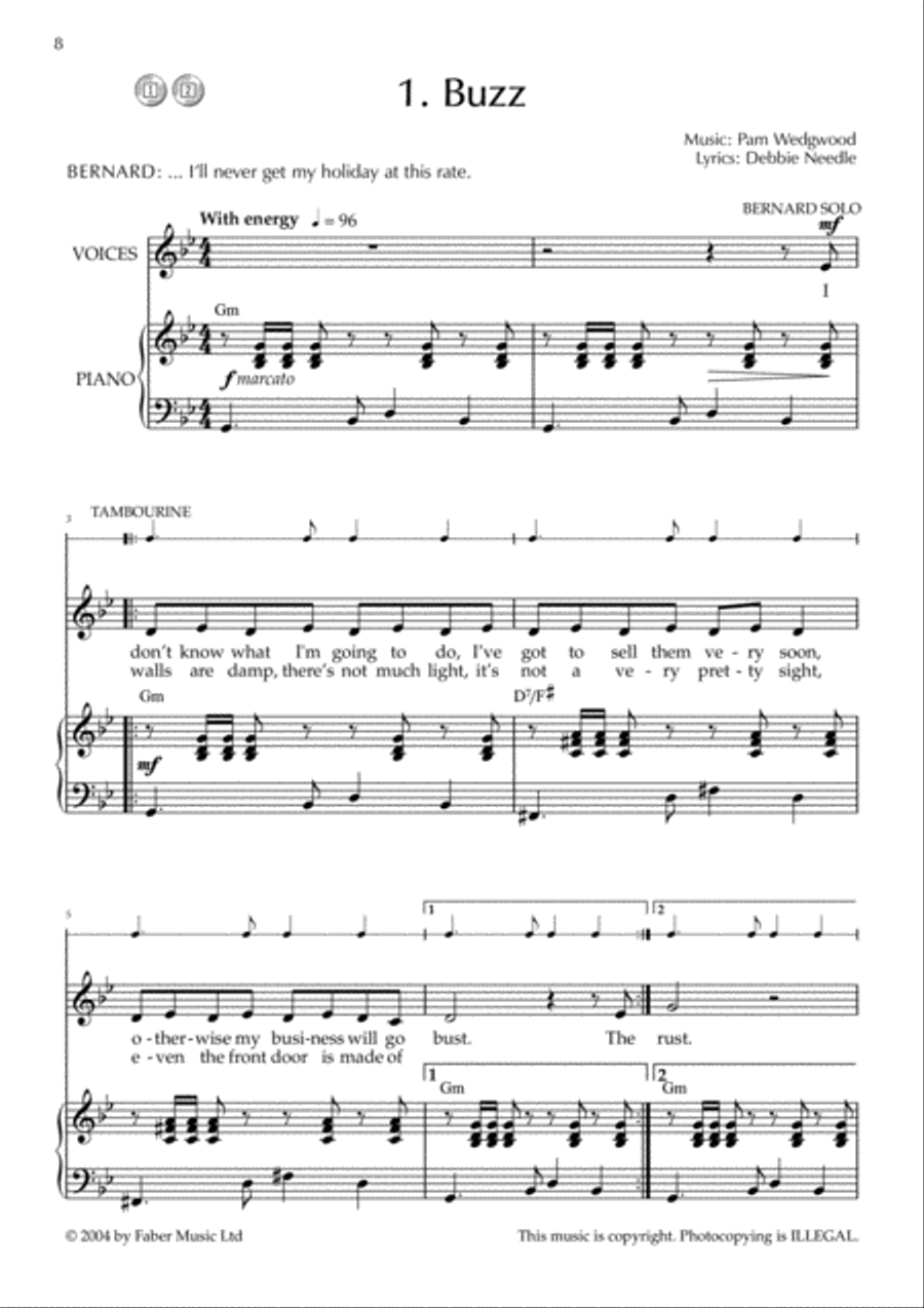 A Minibeast Christmas A Minibeast Christmas Unison Choir scores gallery preview page 2