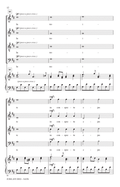 Jubilate Deo (arr. John Leavitt) by Johan Helmich Roman 4-Part - Digital Sheet Music