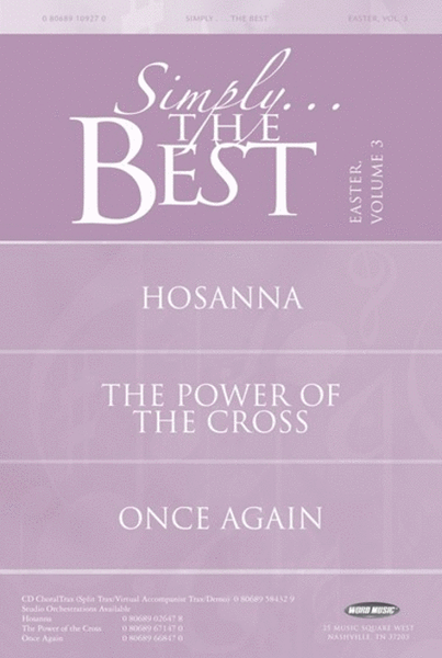 Simply The Best: Easter V3 - Booklet image number null