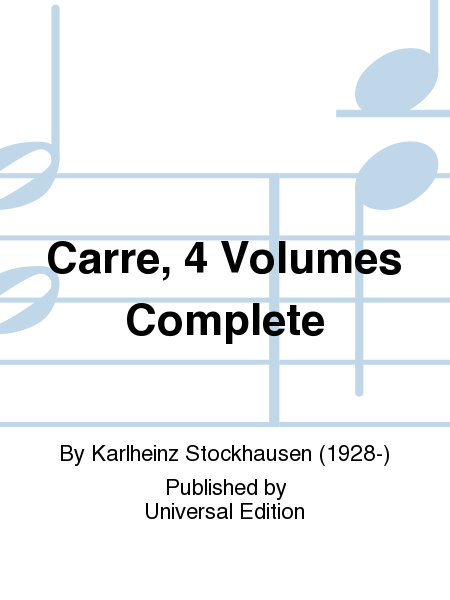 Carre, 4 Volumes Complete