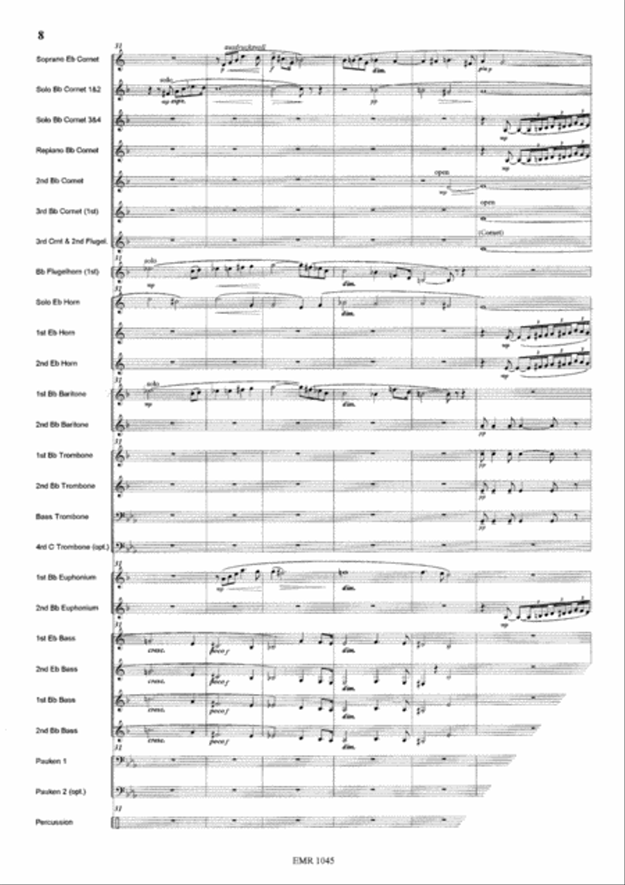Siegfrieds Trauermarsch Brass Band scores gallery preview page 9