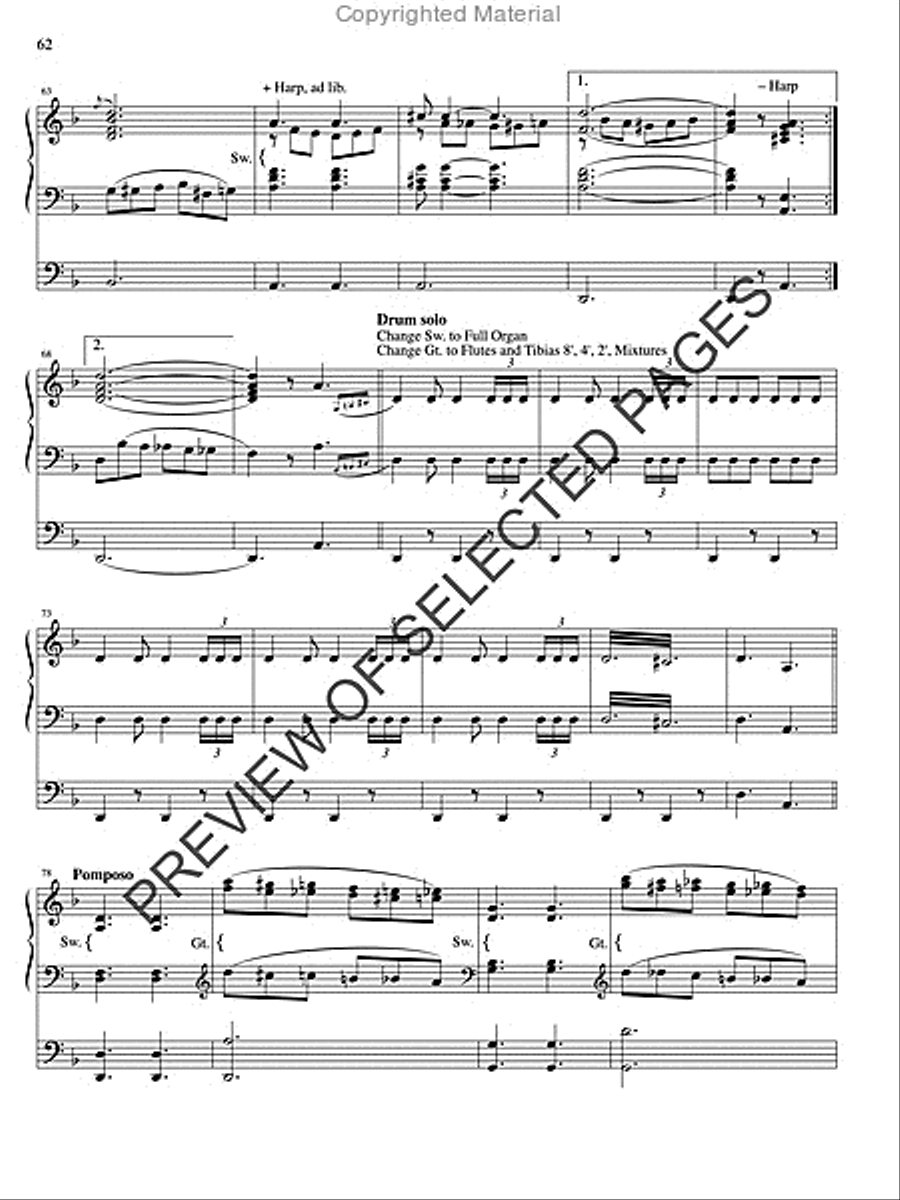 King of Kings - Volume 1 Organ scores gallery preview page 13