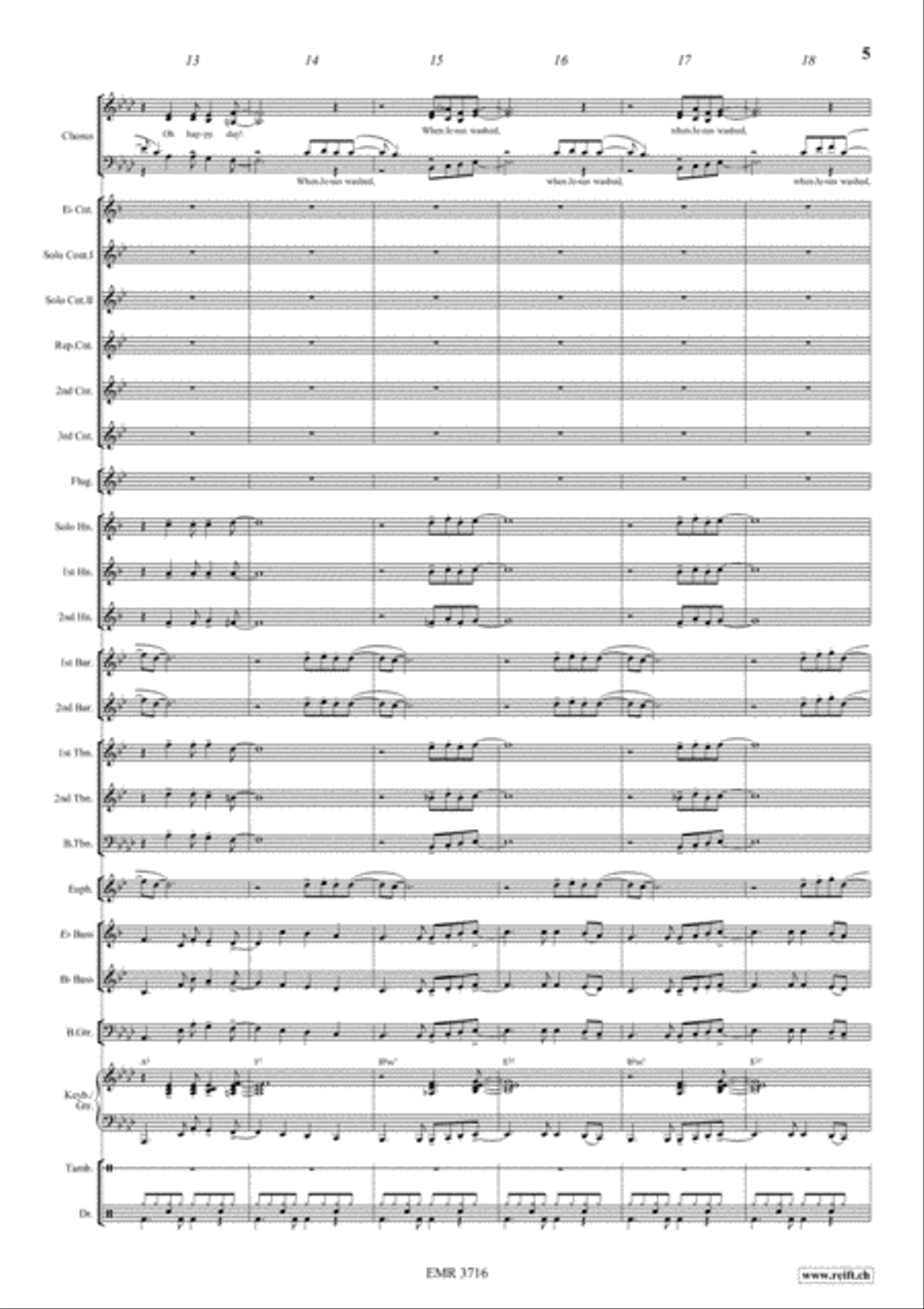 O Happy Day 4-Part scores gallery preview page 6