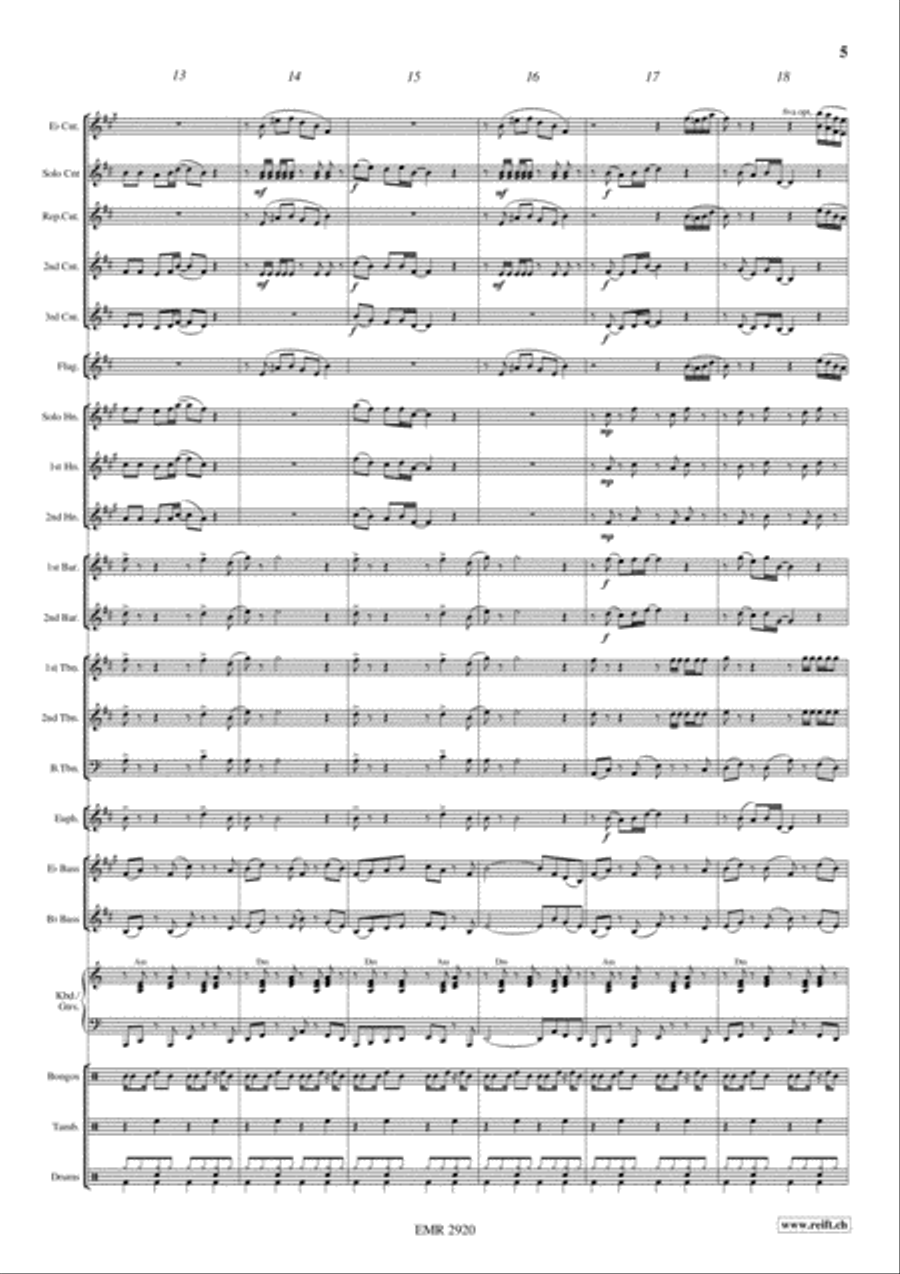 Alexandrie, Alexandra Alexandrie, Alexandra Brass Band scores gallery preview page 6