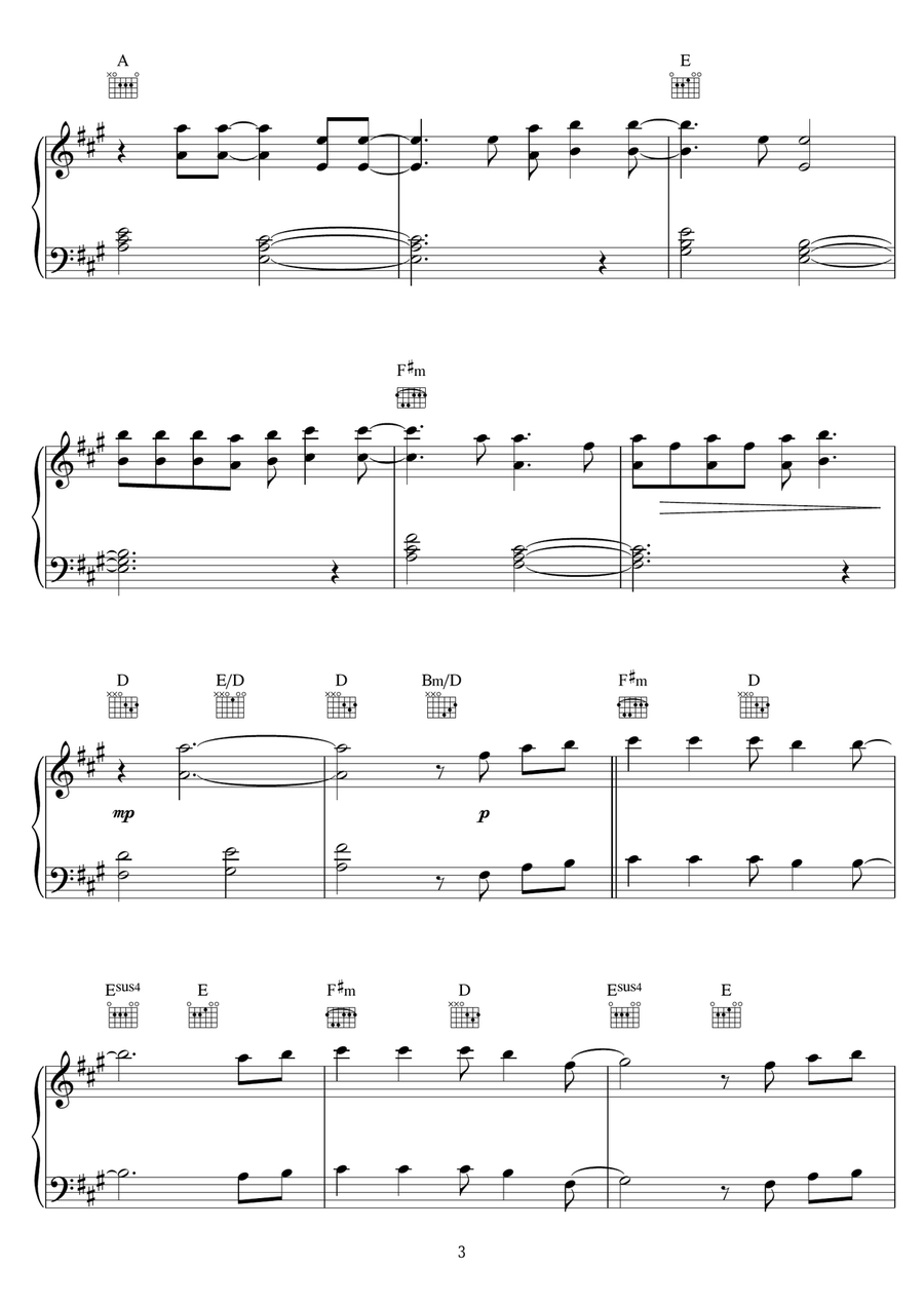 Run Easy Piano scores gallery preview page 3