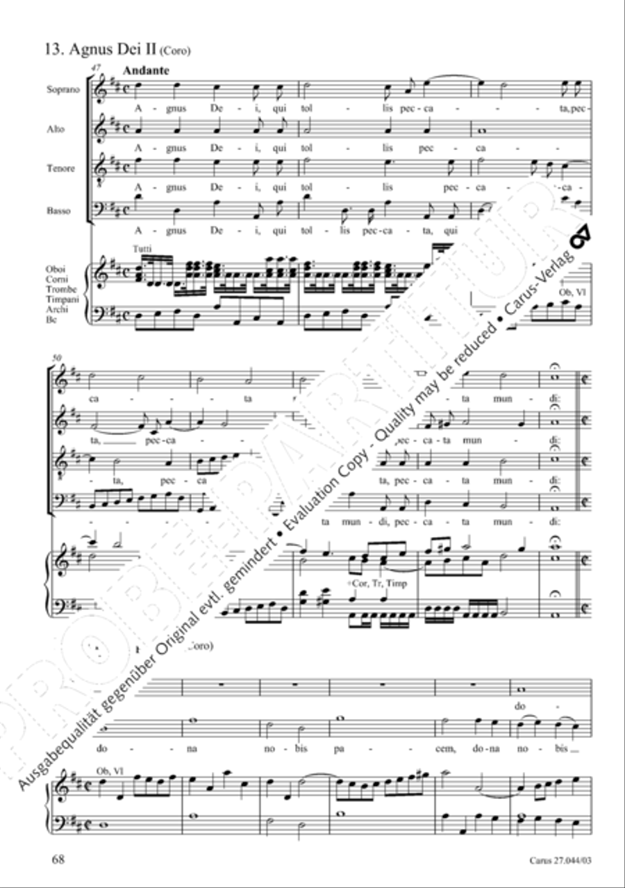 Messa per il Santissimo Natale 4-Part scores gallery preview page 69