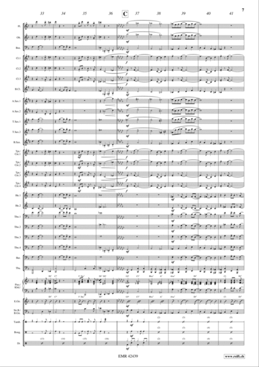 Mack The Knife Concert Band scores gallery preview page 7