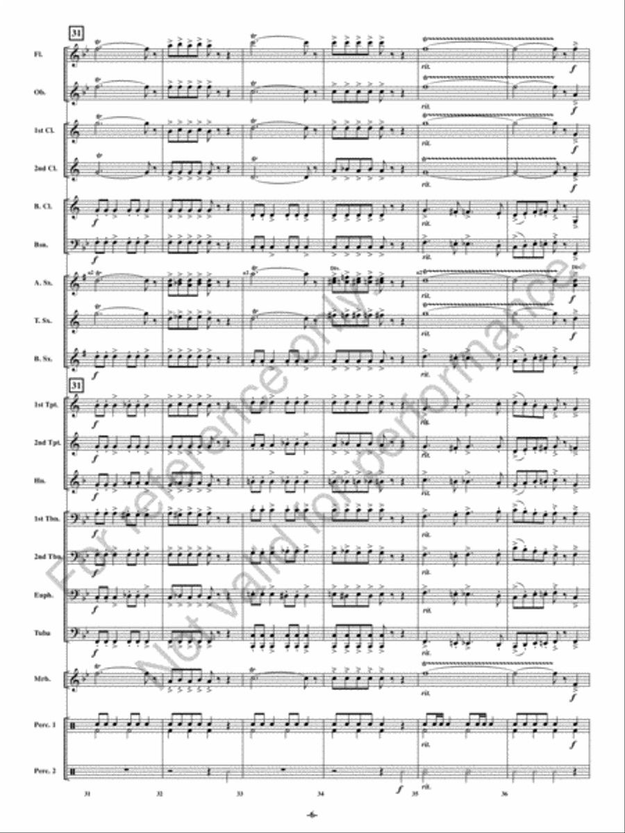 Spirit Of '44 Concert Band scores gallery preview page 7