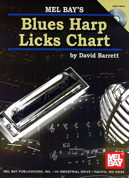 Blues Harp Licks Chart with CD image number null