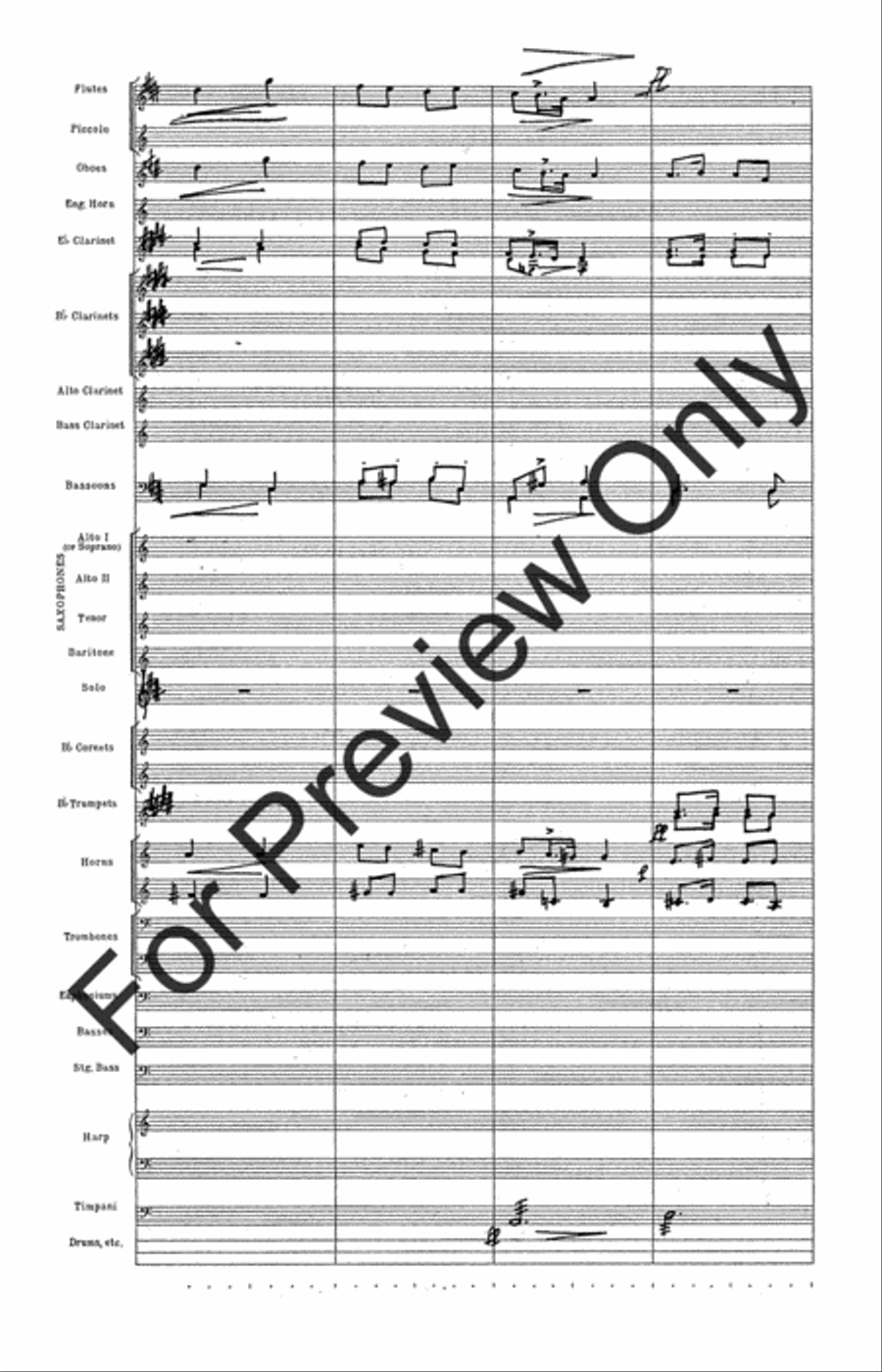 Fantasie Pastoral Hongroise (Score) Concert Band scores gallery preview page 18