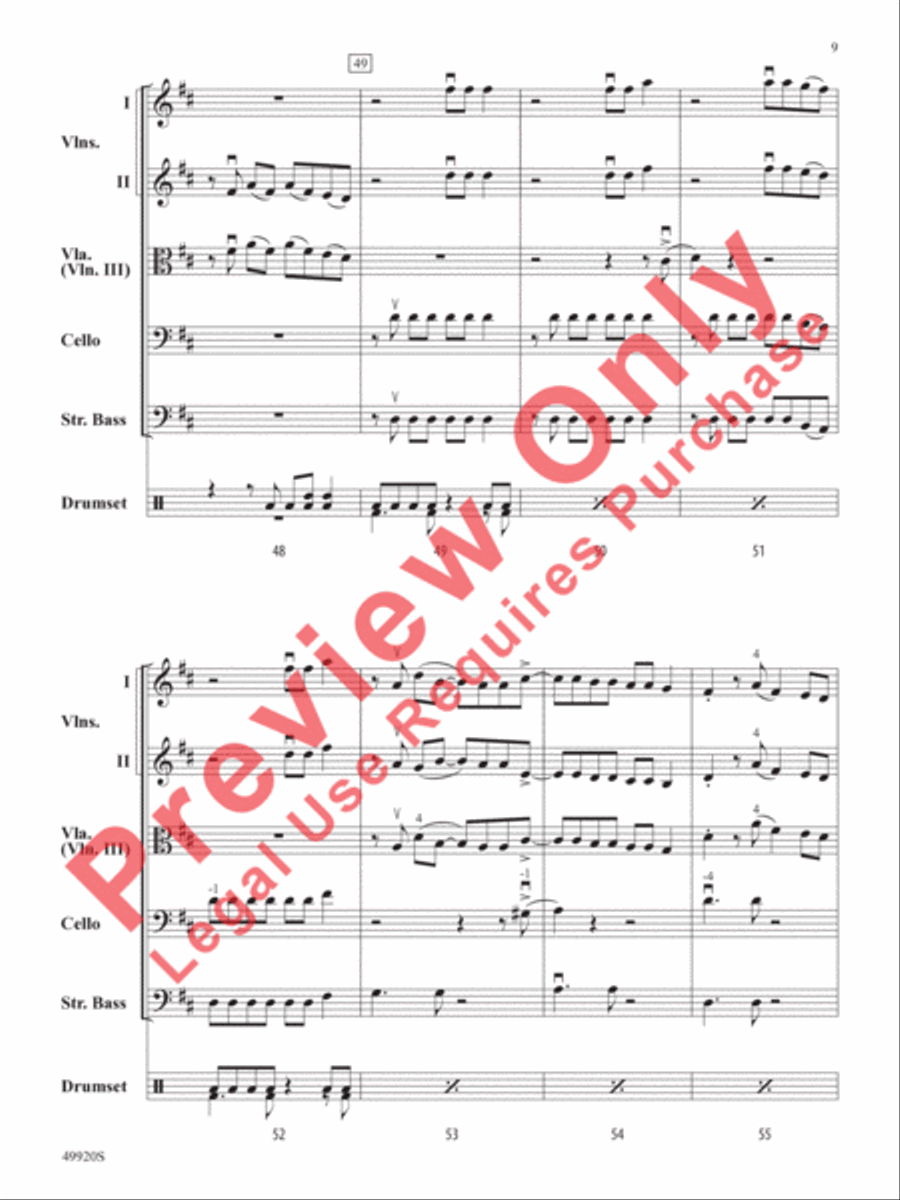 Made You Look String Orchestra scores gallery preview page 10