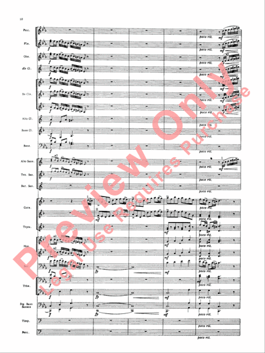Toccata Concert Band scores gallery preview page 11