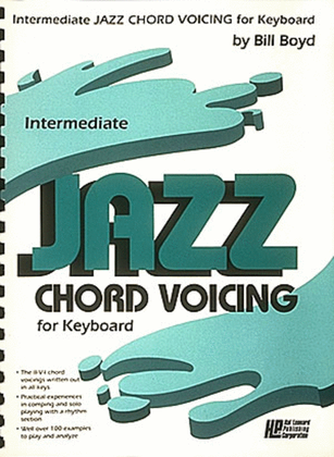 Book cover for Intermediate Jazz Chord Voicing for Keyboard