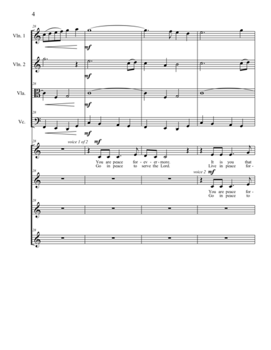 Forevermore (SATB with strings) image number null