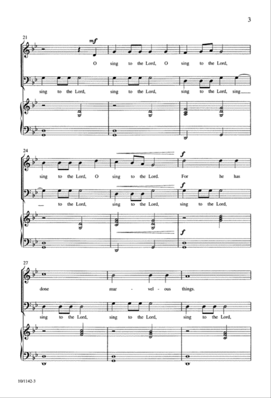 He Has Done Marvelous Things 4-Part scores gallery preview page 3