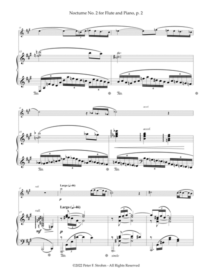 Nocturne No. 2 for Flute and Piano image number null