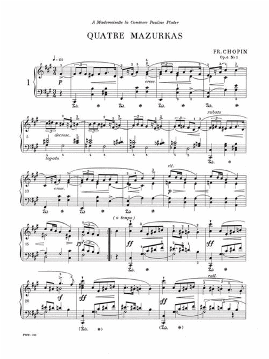 Mazurkas Mazurkas Piano Solo scores gallery preview page 6