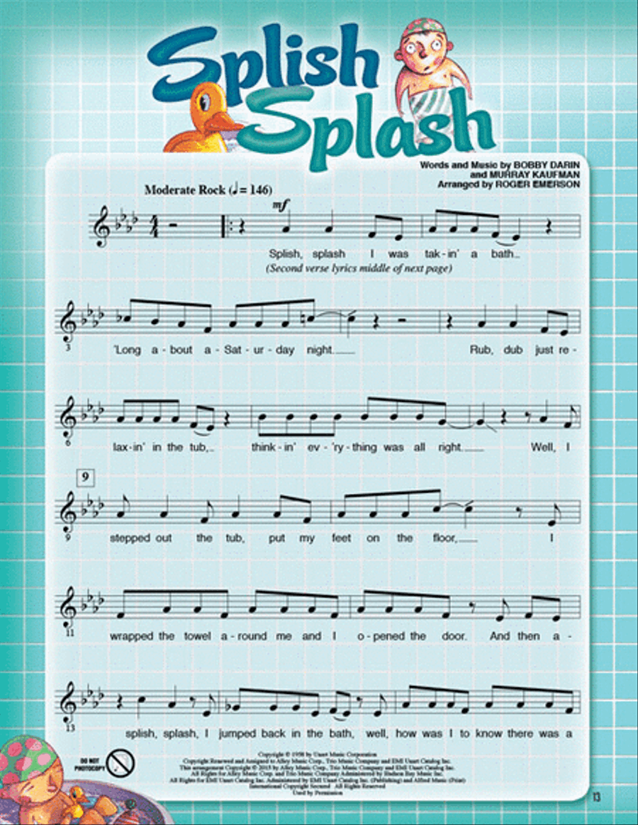 Rock Around the '50s Choir scores gallery preview page 6
