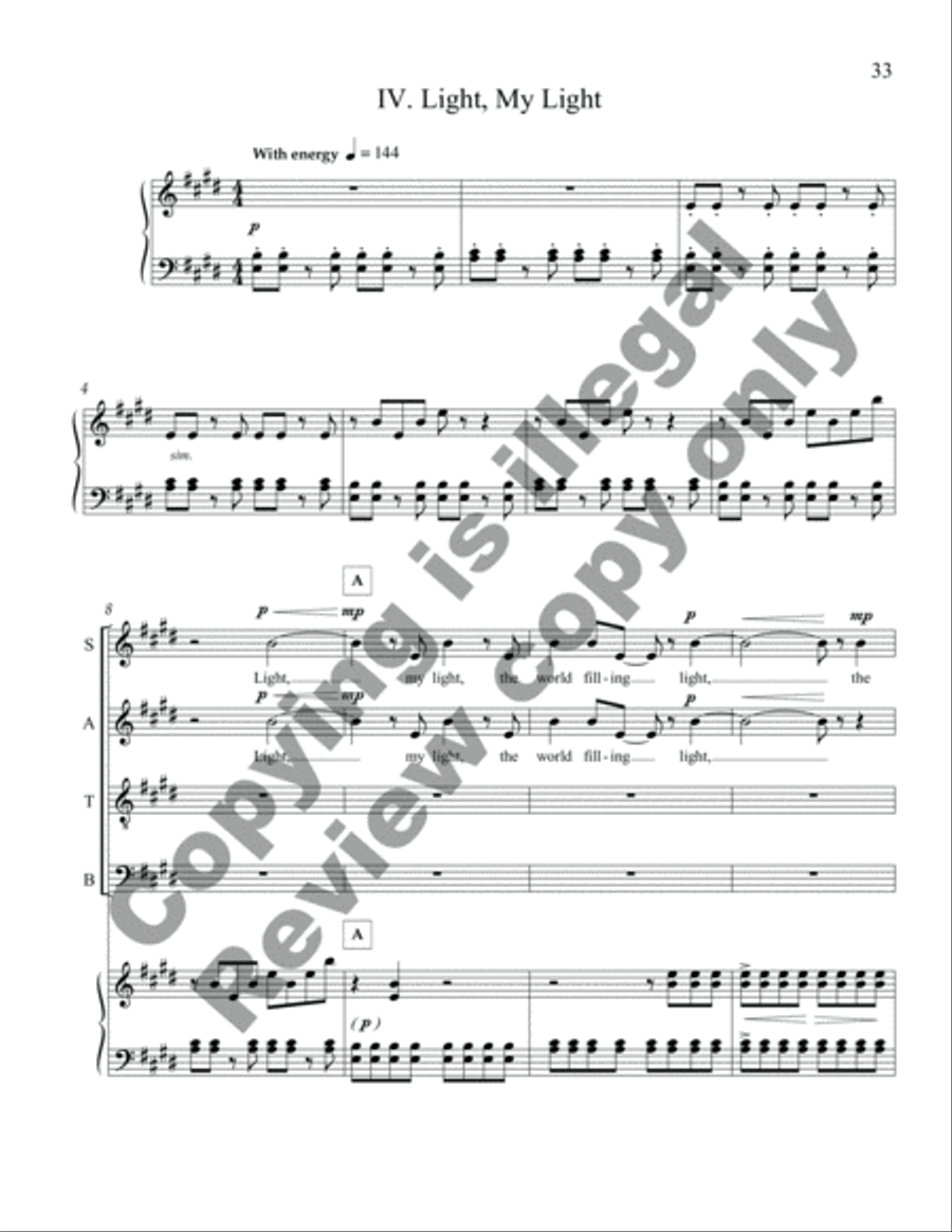 The Golden Harp 4-Part scores gallery preview page 15