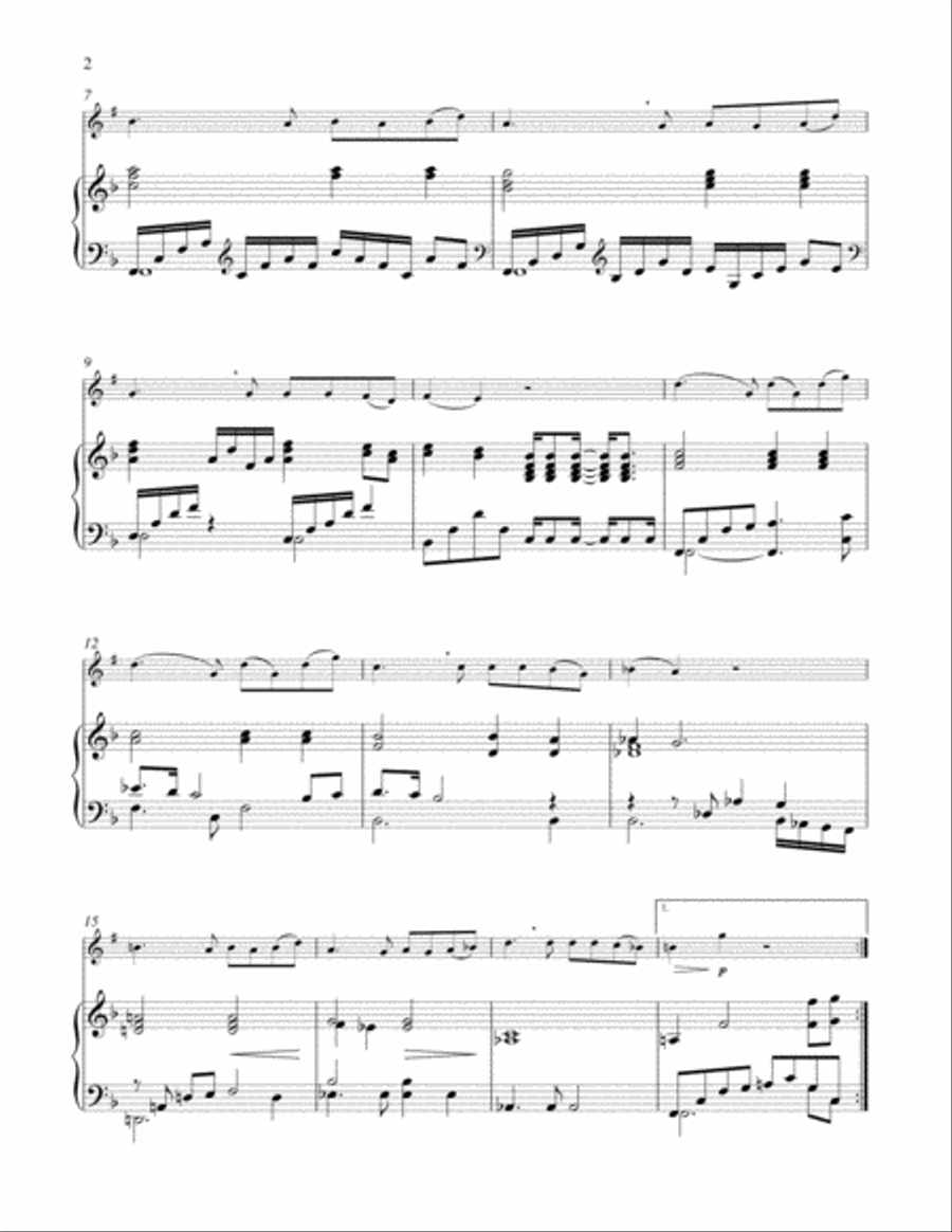 Unexpected Song (from Song & Dance) Clarinet Solo scores gallery preview page 2