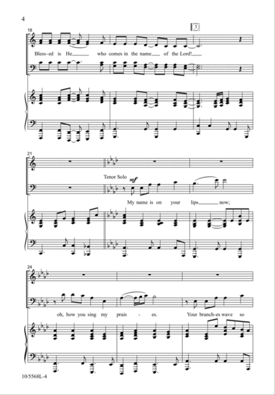 That's Where Love Will Find Me 4-Part scores gallery preview page 4