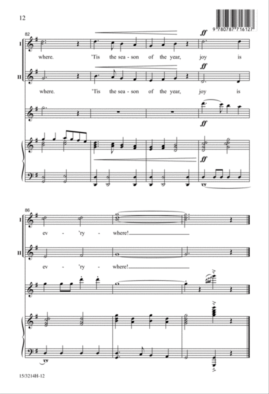 Joy Is Everywhere! 2-Part scores gallery preview page 12