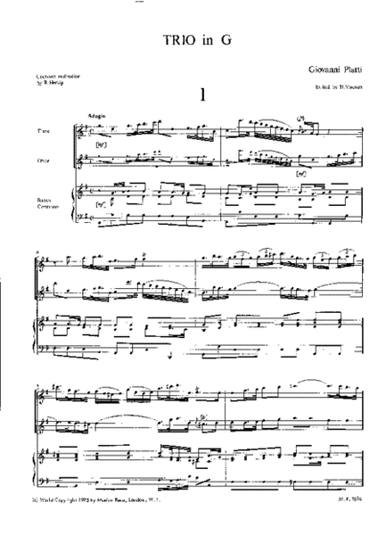 Trio Sonata in G