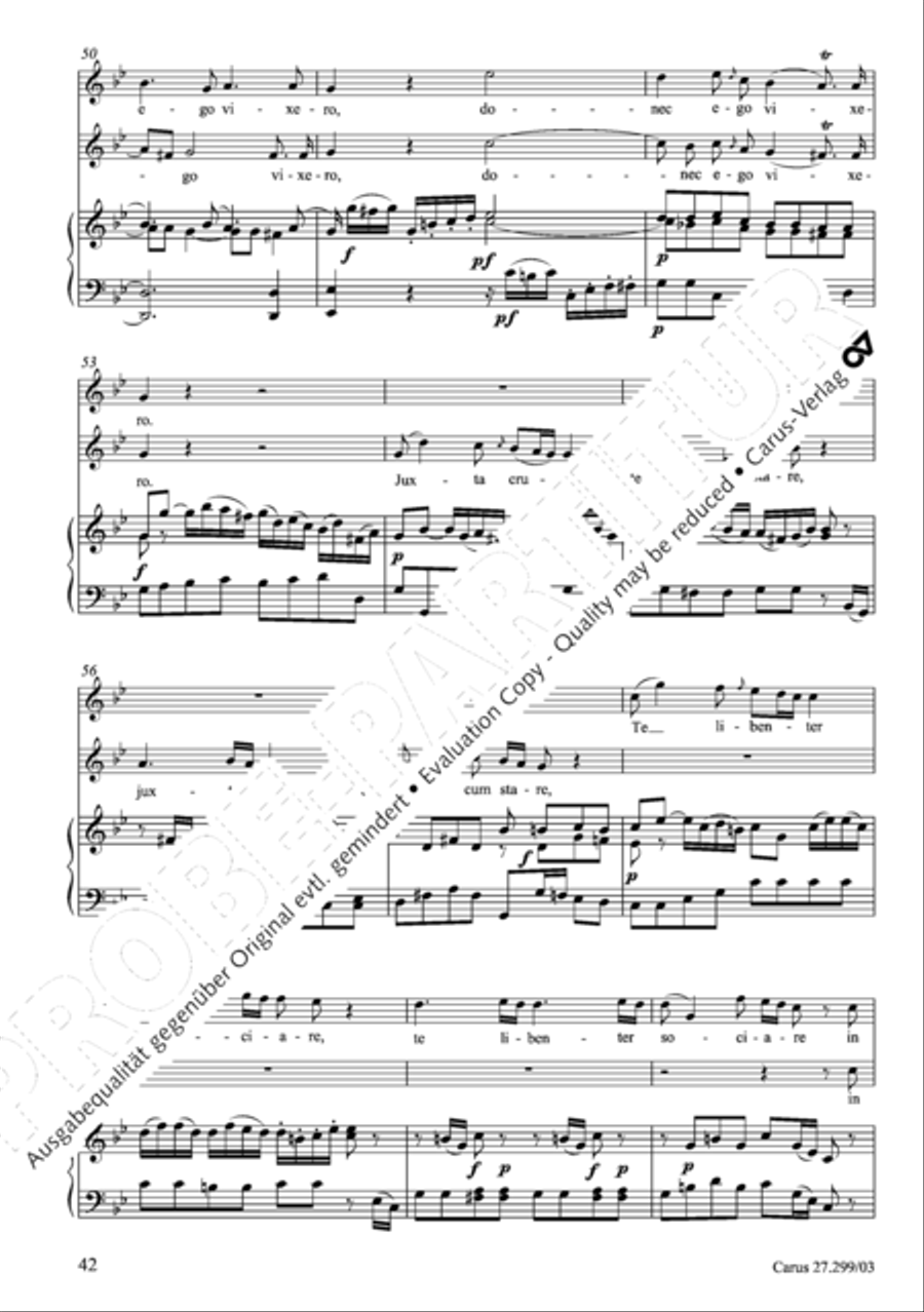 Stabat mater Stabat mater Women's Choir scores gallery preview page 43