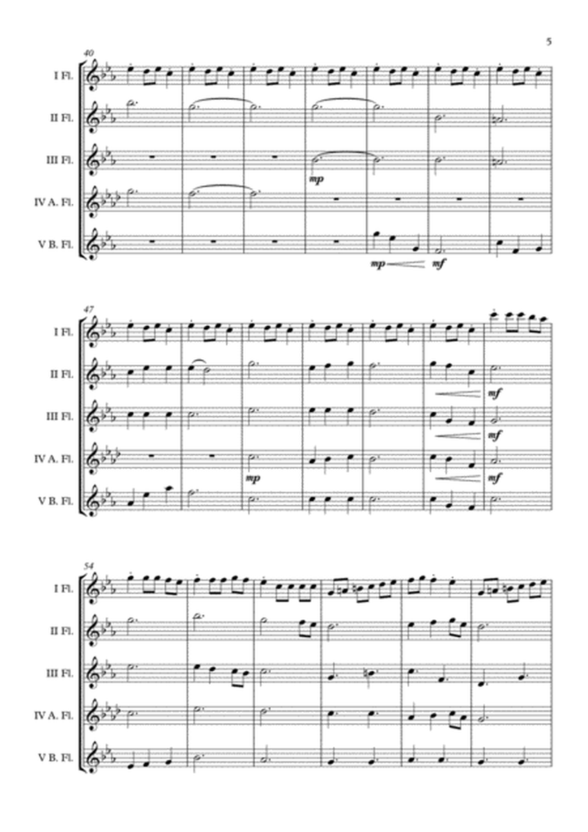 "Carol Of The Bells" (Pentatonix Style) Flute Choir arr. Adrian Wagner image number null