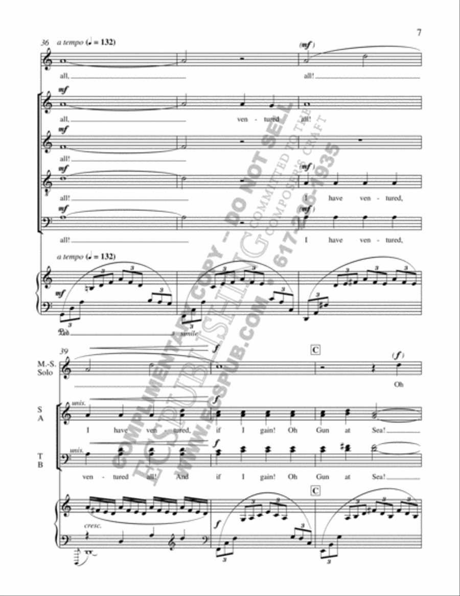 A Heart in Hiding: 6. A Jewel, A Joy! 4-Part scores gallery preview page 13