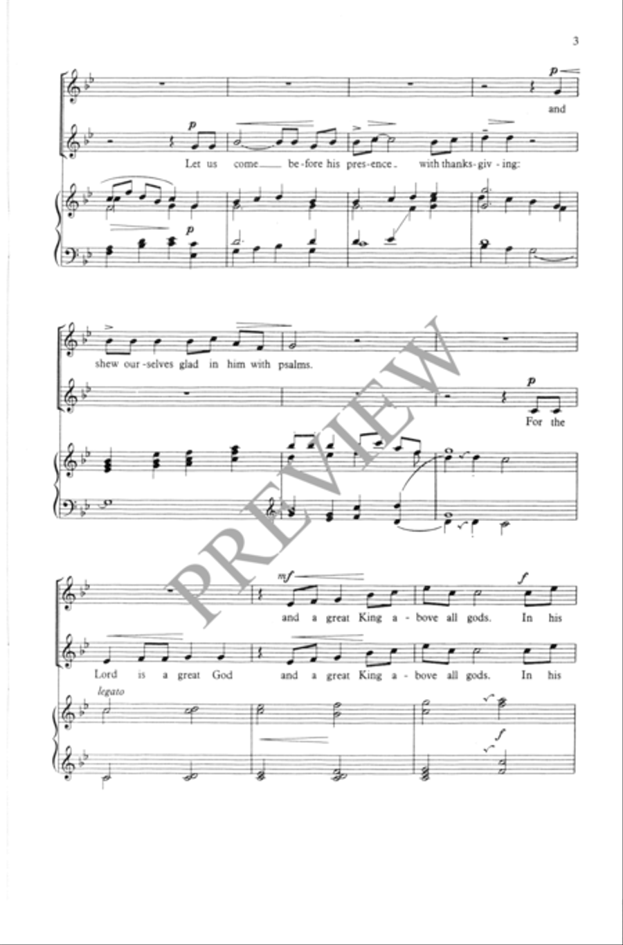 Four Psalm Settings SA scores gallery preview page 4