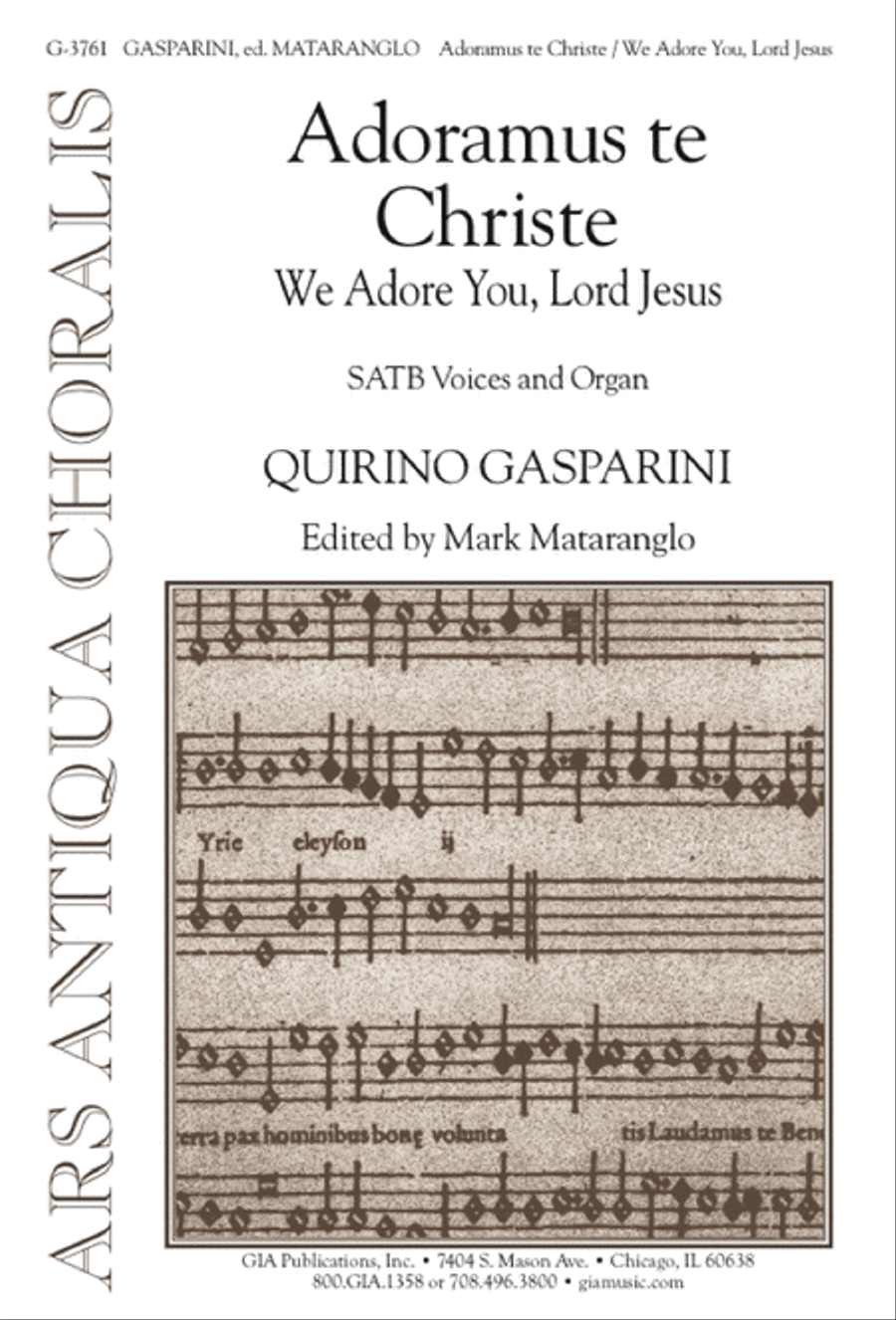 Adoramus te Christe 4-Part scores gallery preview page 1