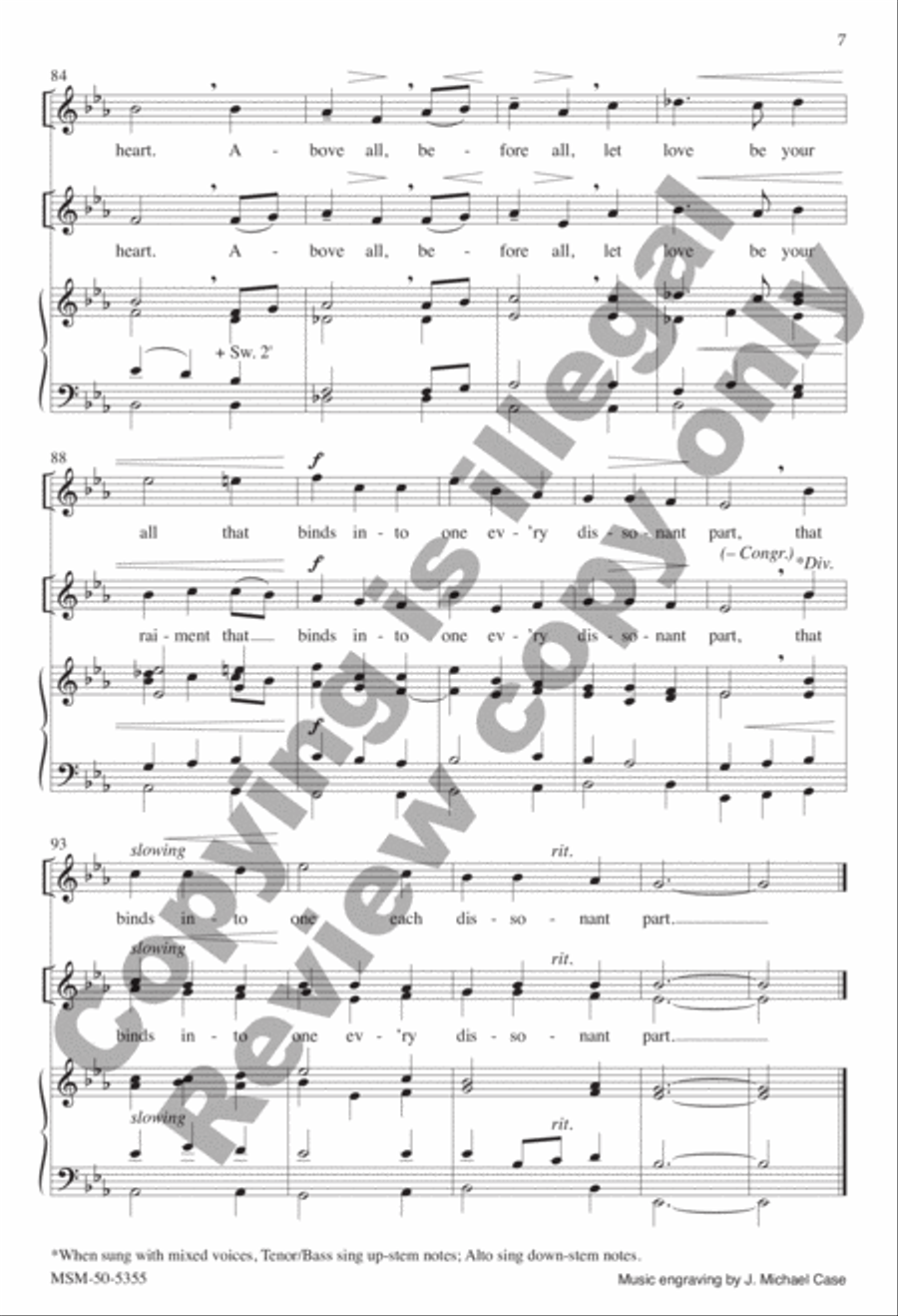 Beloved, God's Chosen Beloved, God's Chosen Unison Choir scores gallery preview page 7