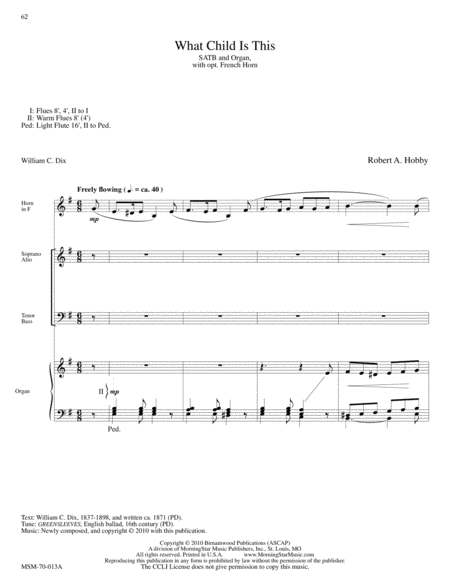 Holy Light A Candlelight Service of Carols (Brass Setting Score) image number null
