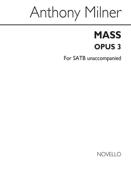 Mass Opus 3 Satb Unaccompanied Latin