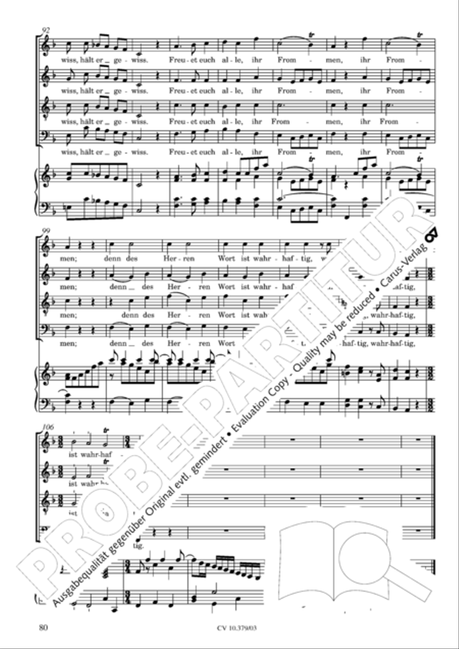 Der Tod Jesu 4-Part scores gallery preview page 81